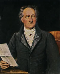 Johann Wolfgang von Goethe 1749-1832 - Painting by J.K. Stieler, 1934