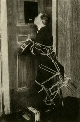 John Nevil Maskelyne Performs a Spirit Cabinet Illusion