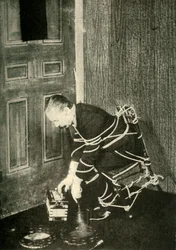 John Nevil Maskelyne Performs a Spirit Cabinet Illusion