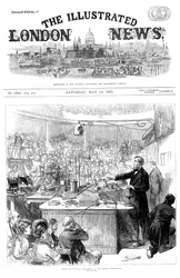 John Tyndall Lecturing on Electromagnetism at the Royal Institution, London