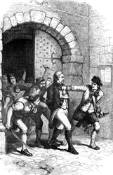 Joshua Huddy Led from Prison to be Hanged, 1782, c. 1880