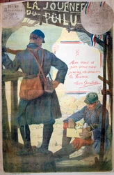 Journée du Poilu 25 et 26 Décembre 1915, French World War I Poster