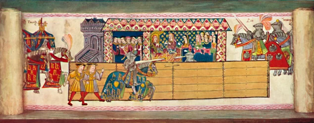 Jousts at Westminster. February 13th, 1510