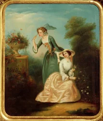 Young Ladies in the Park