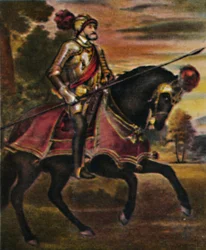 Kaiser Karl V. 1500-1558. - Painting by Titian