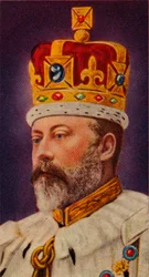 King Edward VII at his coronation