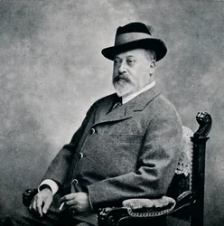 King Edward VII in a Tyrolean hat