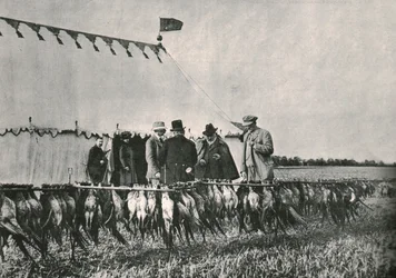King Edward VII Inspecting the Bag at Sherborne Estate, 1902