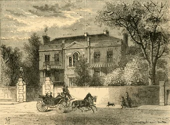Kingston House, Knightsbridge, c1876