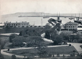 Kingstown - General View of the Harbour