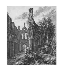 Kirkstall Abbey, Yorkshire, 1823