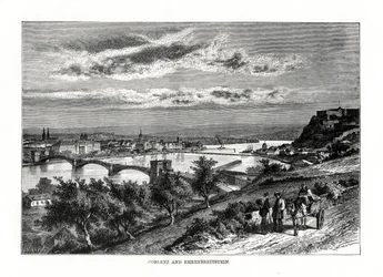 Koblenz and Festung Ehrenbreitstein, Germany