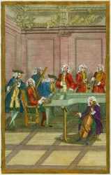 Concert / Copper Engraving 18th Century
