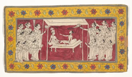 Krishna with an Ascetic