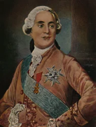 King Louis XVI of France 1754-1793 - Painting by Duplessis, 1934