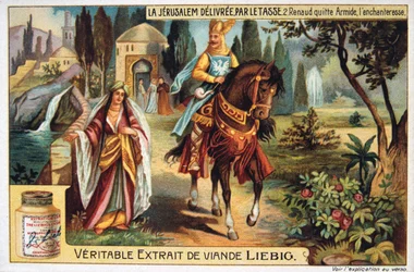 Jerusalem Delivered by Tasso, Renaud Leaves Armide, the Enchantress