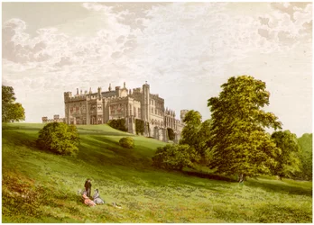 Lambton Castle, County Durham, home of the Earl of Durham