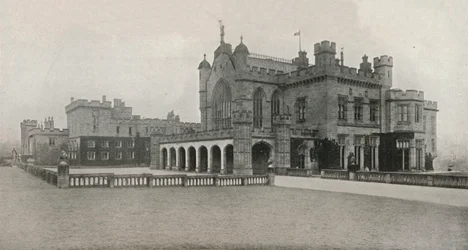 Lambton Castle, Durham, the Seat of the Rt. Hon. The Earl of Durham