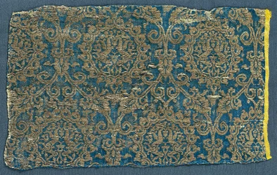 Lampas with Hares in Ogival Pattern