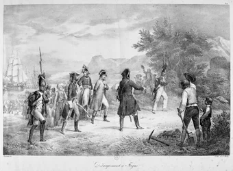 Landing at Frejus, March, 1815