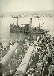 Landing of the British Troops at Salonika
