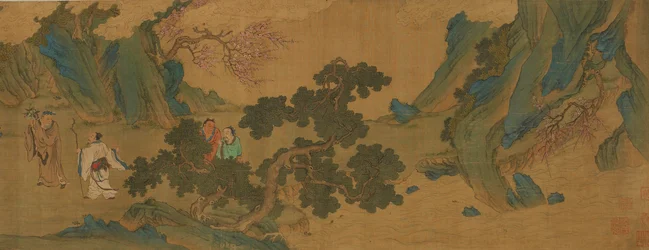 Landscape with Daoist Immortals in the Mountains