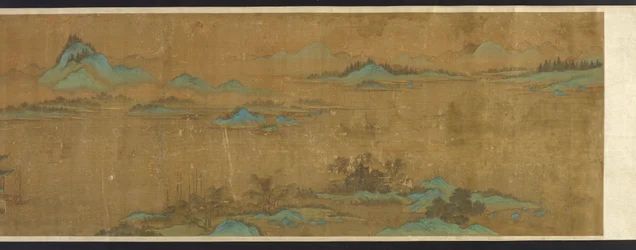 Landscape with palaces, Ming dynasty