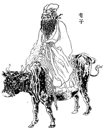 Lao-Tzu, ancient Chinese philosopher and inspiration of Taoism, late 19th century