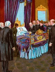 Last Moments of Queen Victoria - Scene at Osborne House