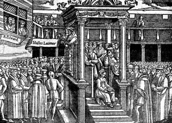 Latimer Preaching Before King Edward VI, c1550 c1920