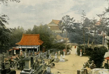 Tombstones in Kurodani Cemetery, Kyoto