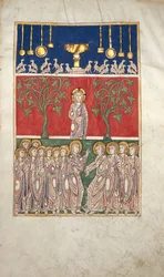 Leaf from a Beatus Manuscript: The Opening of the Fifth Seal, ca. 1180