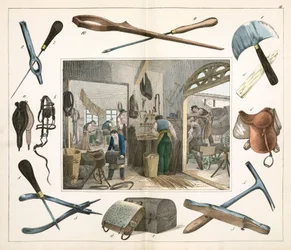 Leather, Hide & Fur Industry: The saddle maker