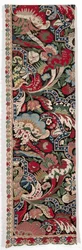 Left Half of a Pair of Needlework Bed Hangings in the Bizarre Style