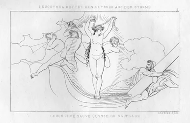 Leucothea Saves Odysseus in the Storm
