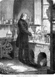 Liebig in His Laboratory-Chemistry