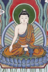 Life of Buddha: Meditation Posture, Seoul, South Korea