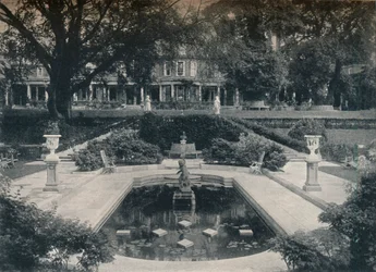 Lily Basin and West Front, The Hill, Hampstead Heath, c1900