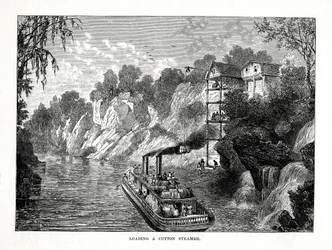 Loading a Cotton Steamer, 1877
