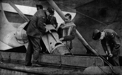 Loading Bombs on to an RAF Aircraft During World War II
