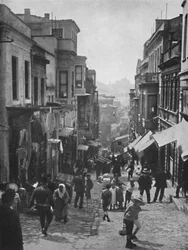 Looking Down Step Street, Constantinople