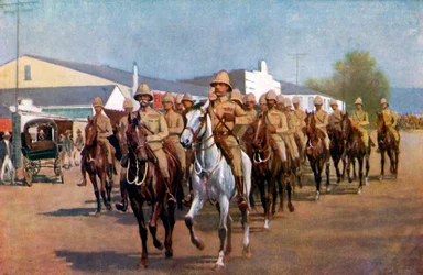 Lord Roberts entering Pretoria, 1925