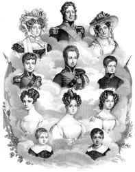 Louis-Phillipe, King of France, and his family