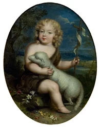 Louis Alexandre de Bourbon, Count of Toulouse 1678-1737 as John the Baptist, c. 1680