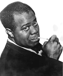 Louis Satchmo Armstrong c1898-1971, American Jazz Trumpeter and Singer
