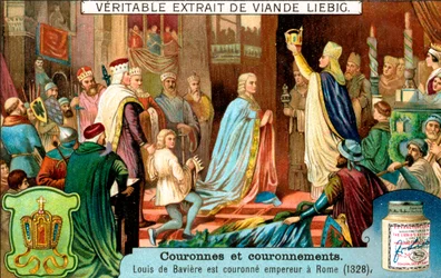 Louis of Bavaria Crowned Emperor of Rome in 1328