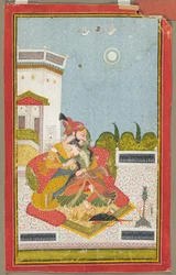 Lovers Embracing Raga Malkaus