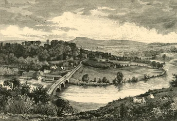 Ludlow, from Whitcliffe, 1898