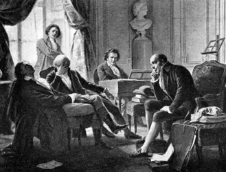 Ludwig van Beethoven and His Friends, 1770-1827, German Composer, 1909