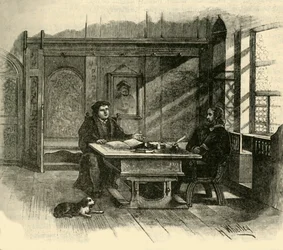 Luther and Melanchthon, c1500-1520, 1890